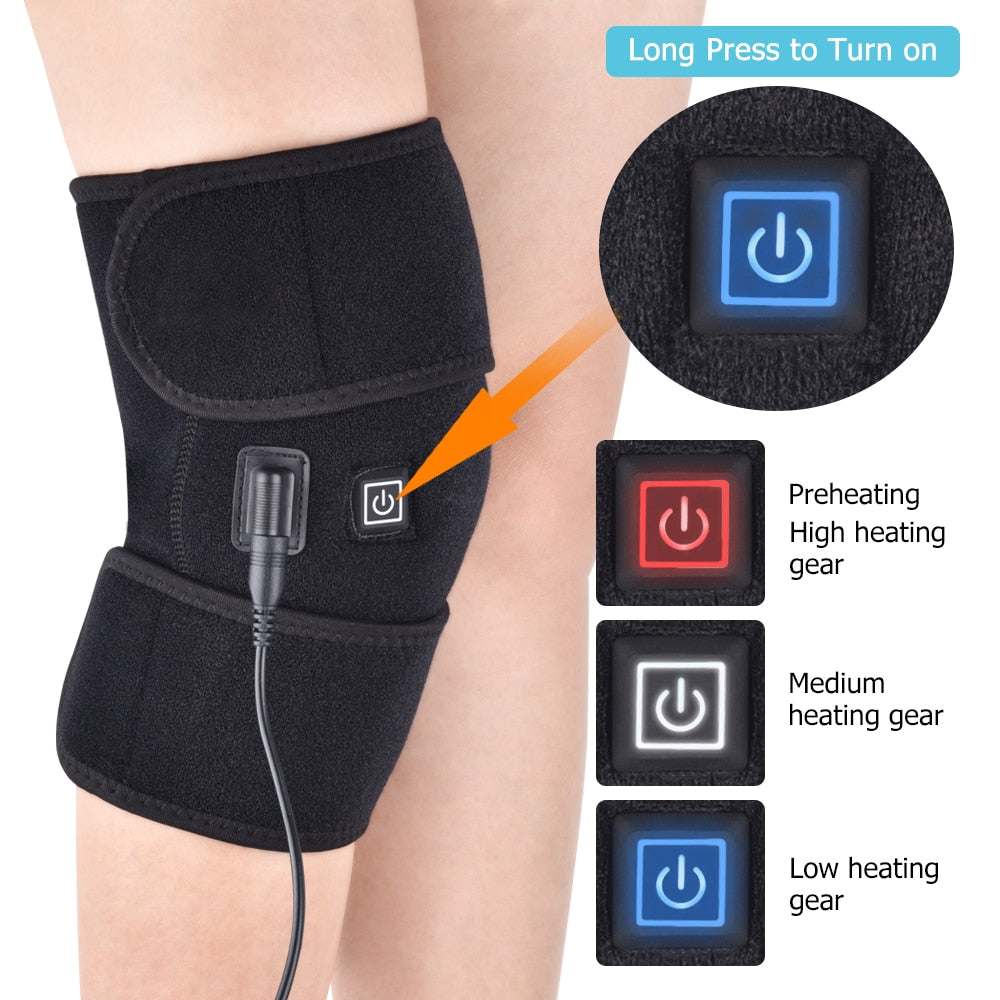 Heating Knee Pads Knee Brace Support Pads Thermal Heat Treatment Wrap